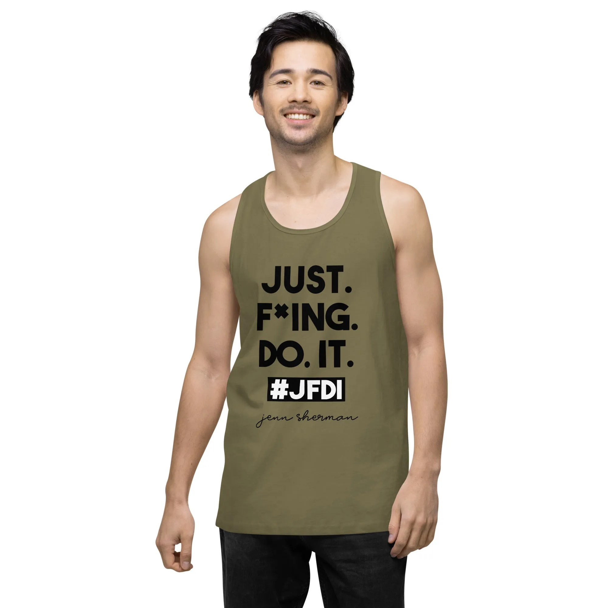 JDFI Jenn Sherman Just F*ING DO IT Mens Tank Top