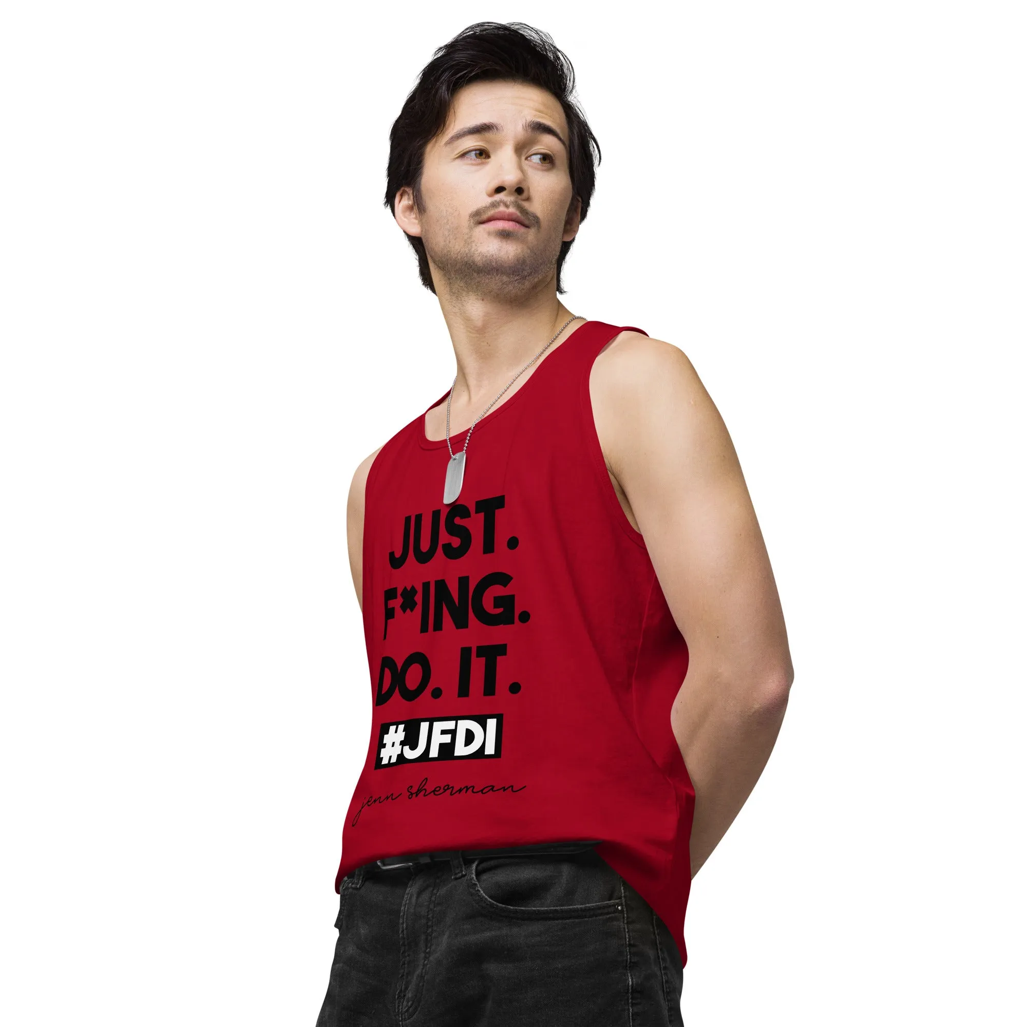 JDFI Jenn Sherman Just F*ING DO IT Mens Tank Top