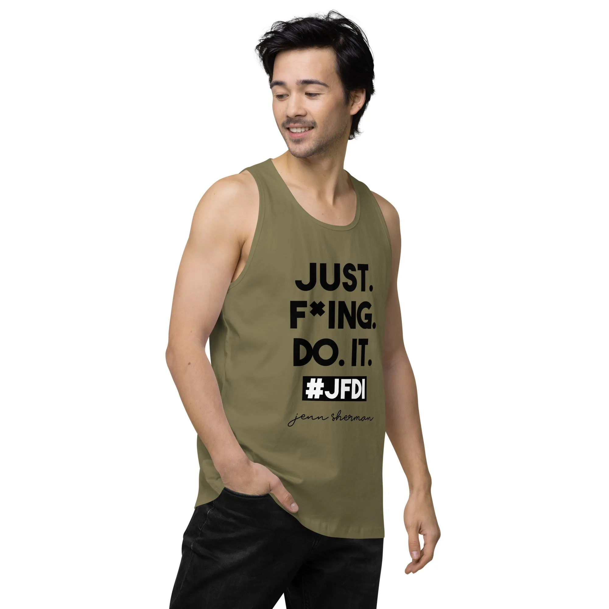 JDFI Jenn Sherman Just F*ING DO IT Mens Tank Top