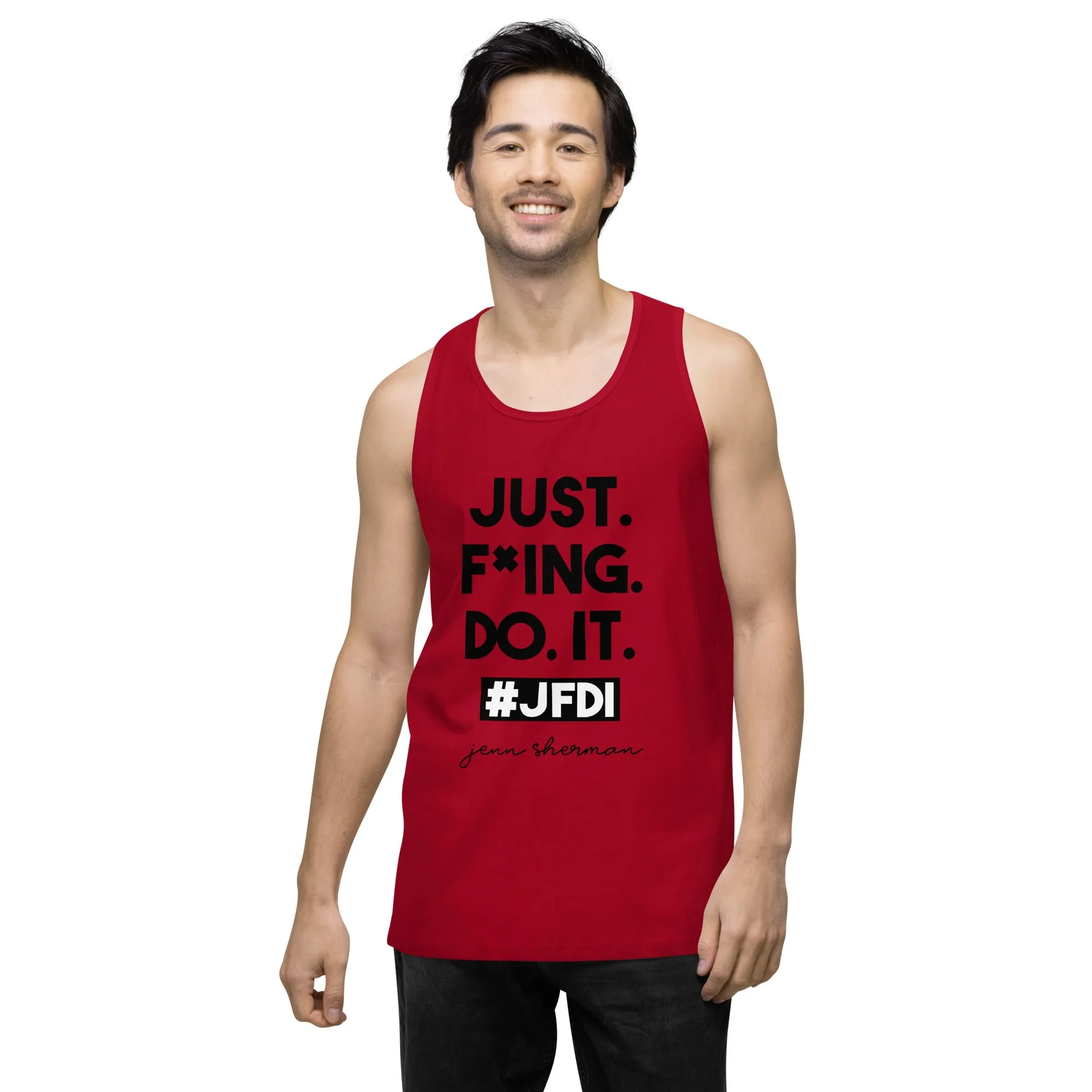 JDFI Jenn Sherman Just F*ING DO IT Mens Tank Top