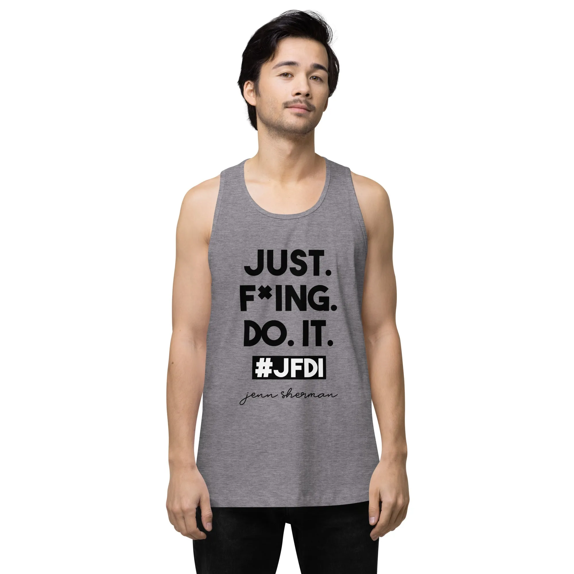 JDFI Jenn Sherman Just F*ING DO IT Mens Tank Top