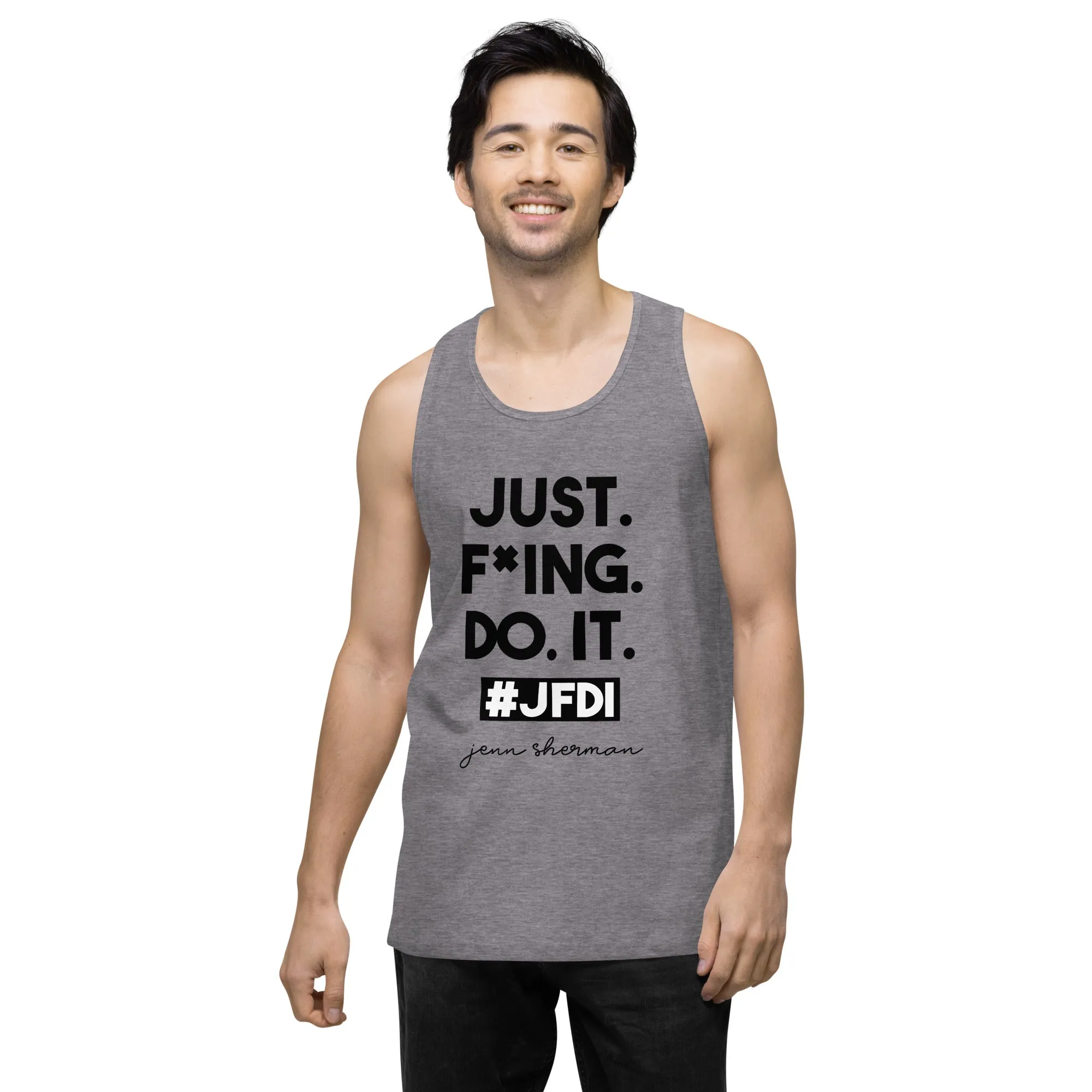 JDFI Jenn Sherman Just F*ING DO IT Mens Tank Top