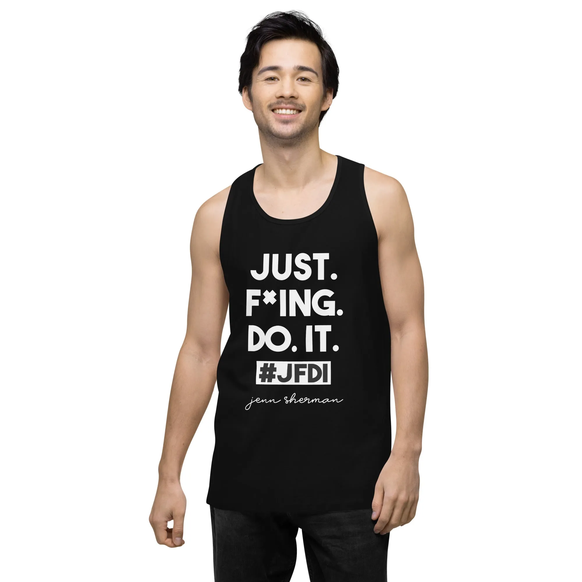 JDFI Jenn Sherman Just F*ING DO IT Mens Tank Top