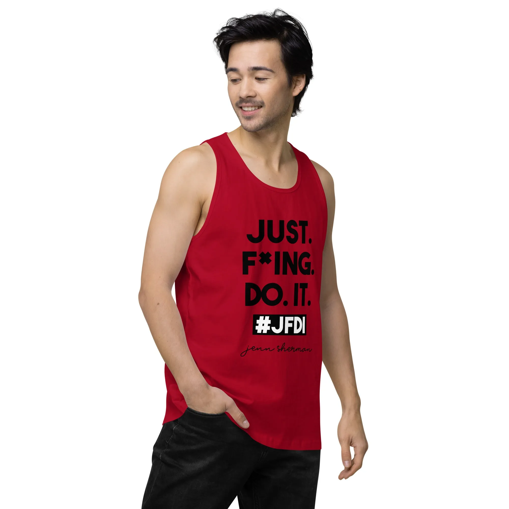 JDFI Jenn Sherman Just F*ING DO IT Mens Tank Top