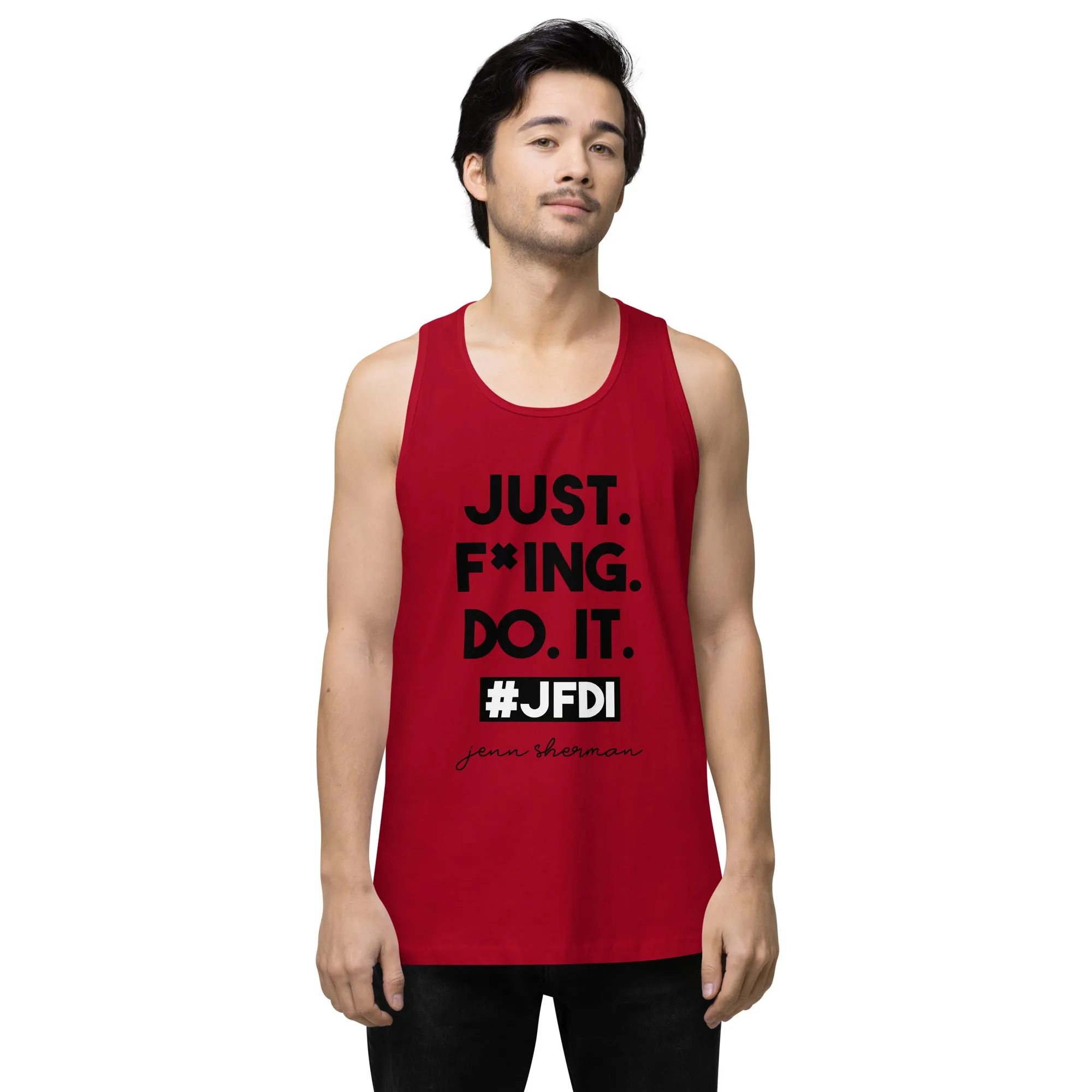 JDFI Jenn Sherman Just F*ING DO IT Mens Tank Top