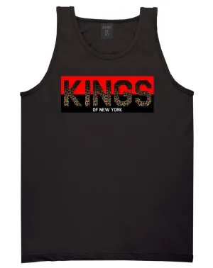 Kings Of NY Cheetah Print Logo Tank Top