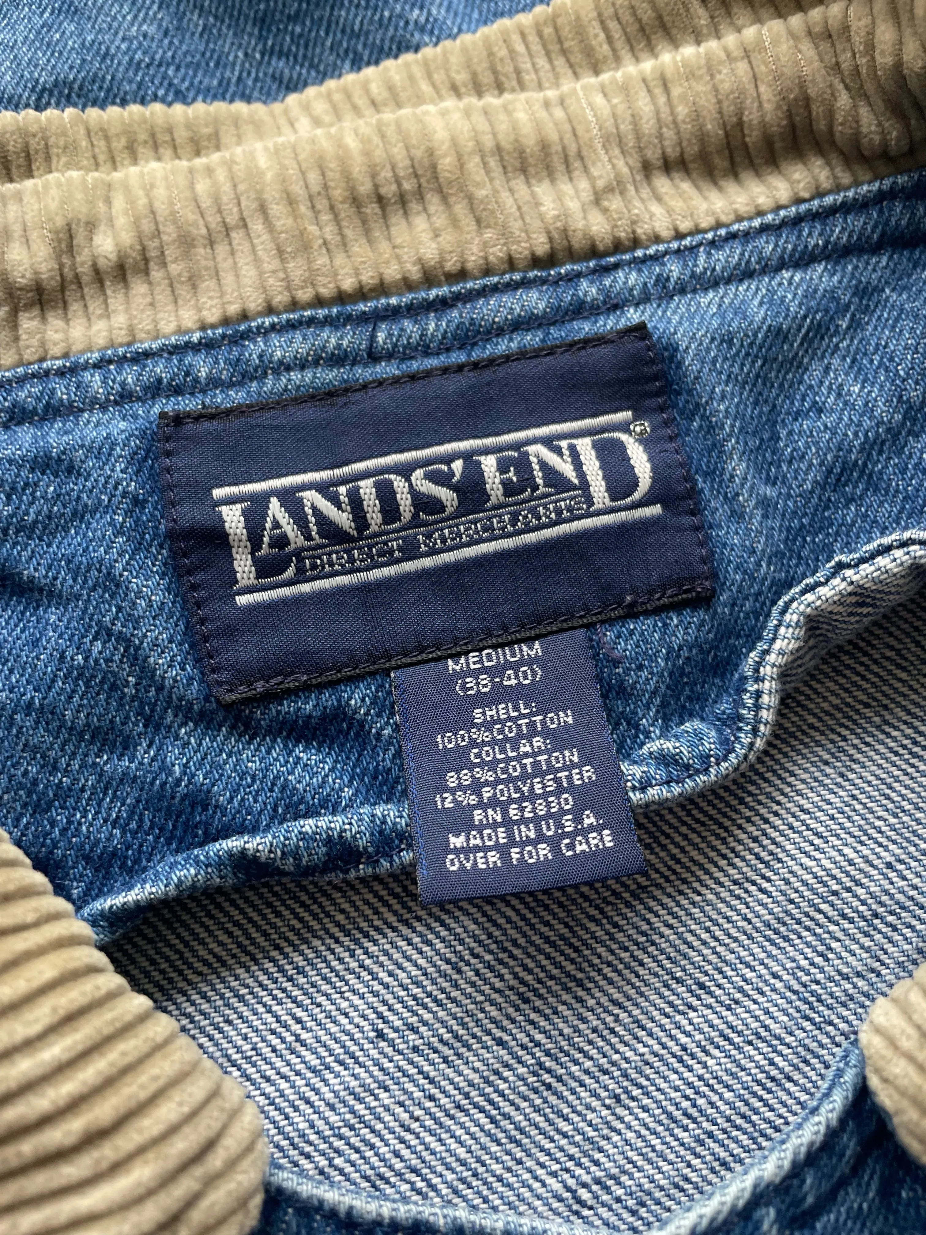 Land's End Denim Field Coat