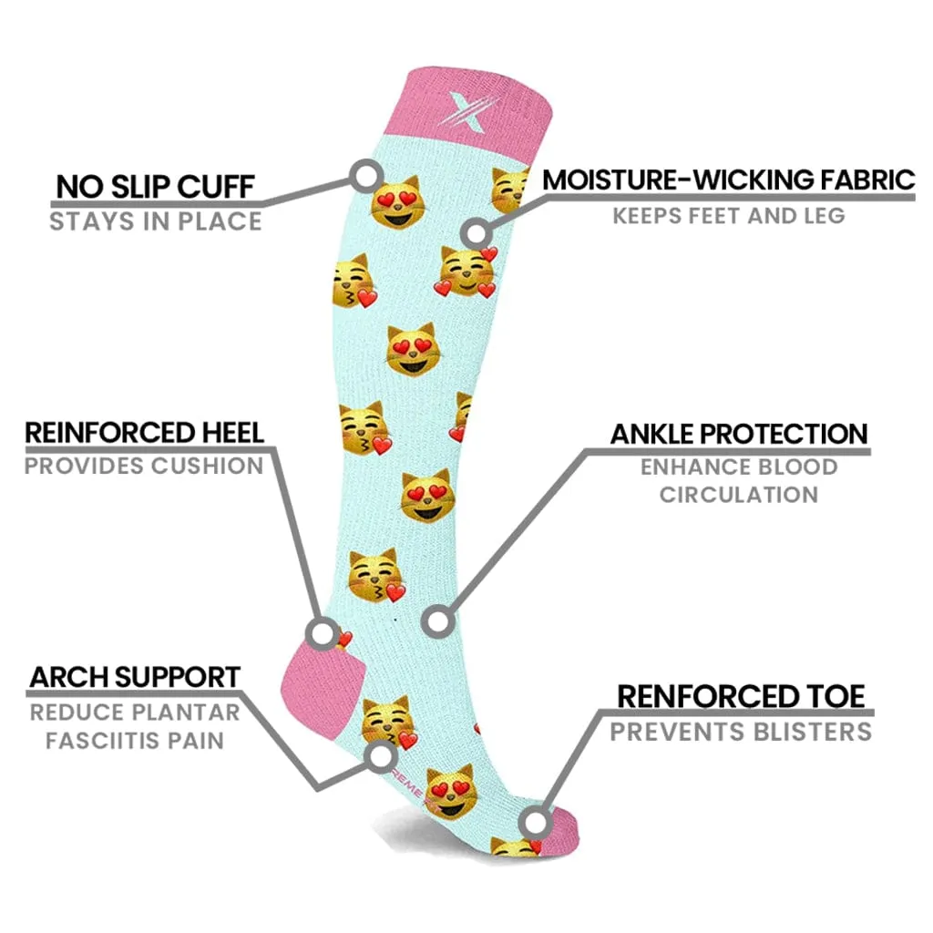 Lovebirds Compression Socks (6-Pairs)