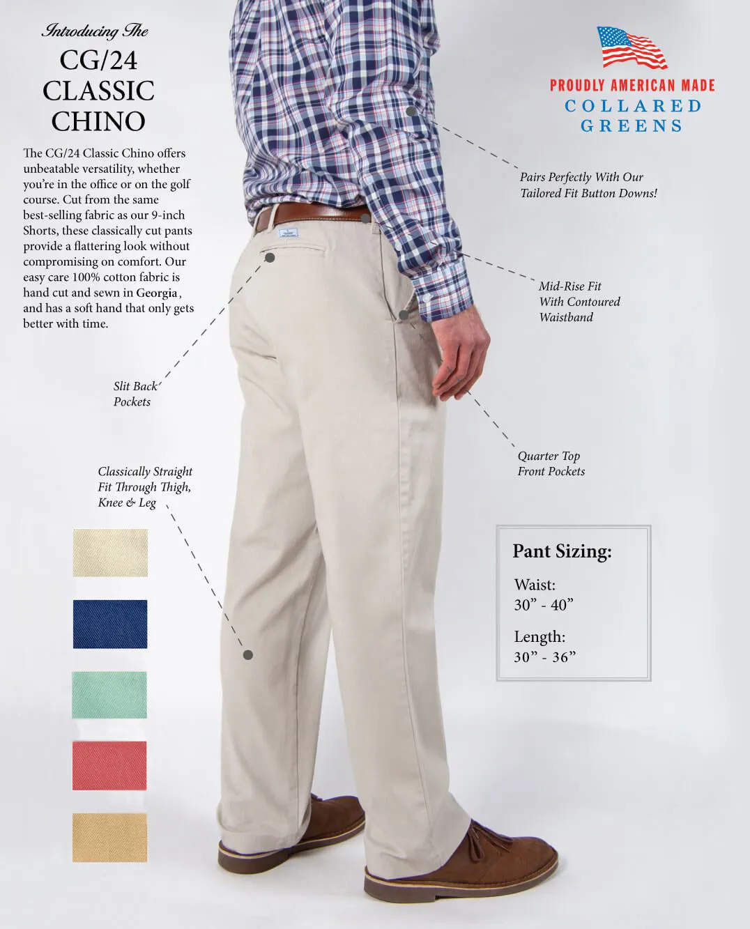 Lowcountry: Khakis - Oyster