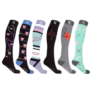 Medical Prints Compression Socks (6-Pairs)