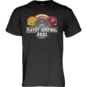 Notre Dame Fighting Irish Alabama Crimson Tide 2021 CFP Semifinal Game T-Shirt