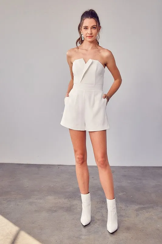 Off Shoulder Romper  *Online Only*