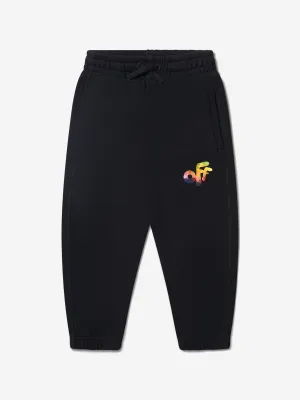 Off-White Boys Cotton Logo Print Joggers