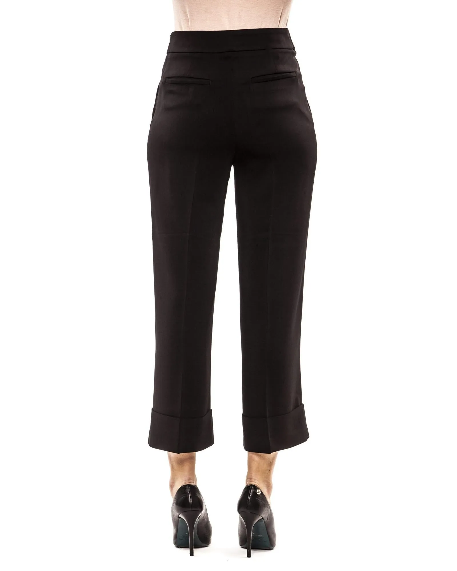 Peserico Womens Black Culottes