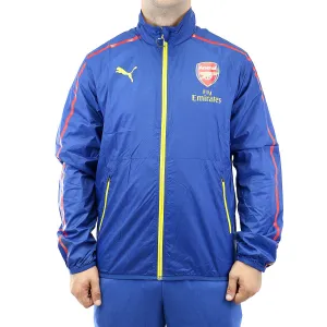 Puma AFC Anthem Soccer Replica Arsenal Jacket - Estate Blue/Empire Yellow/White - Mens