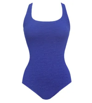 REEBOK Swim Poly Solids Scoop Neck Tank