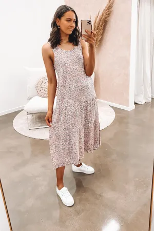 Rosa Midi Dress Print