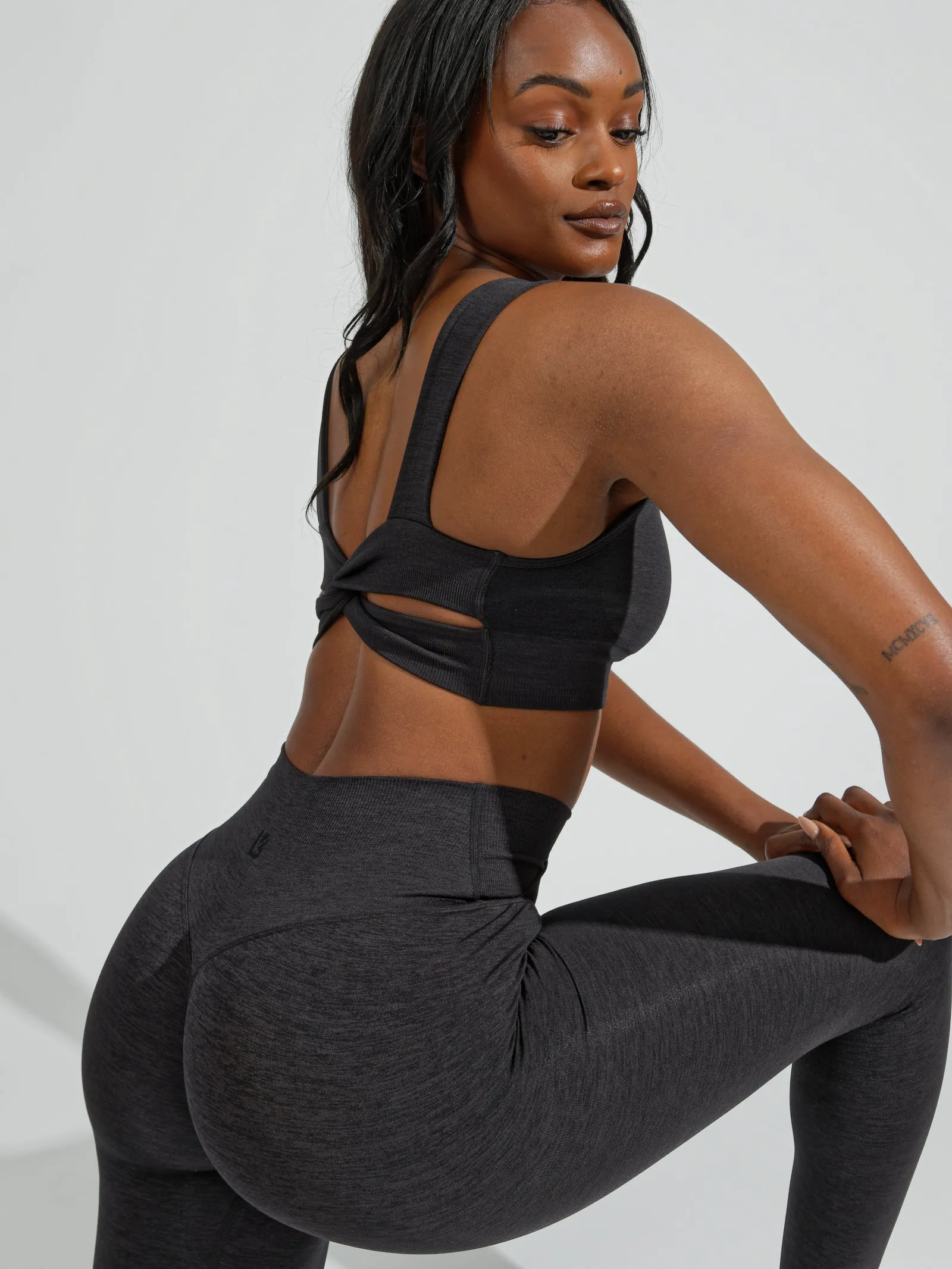 Snatched Seamless Legging - Charcoal