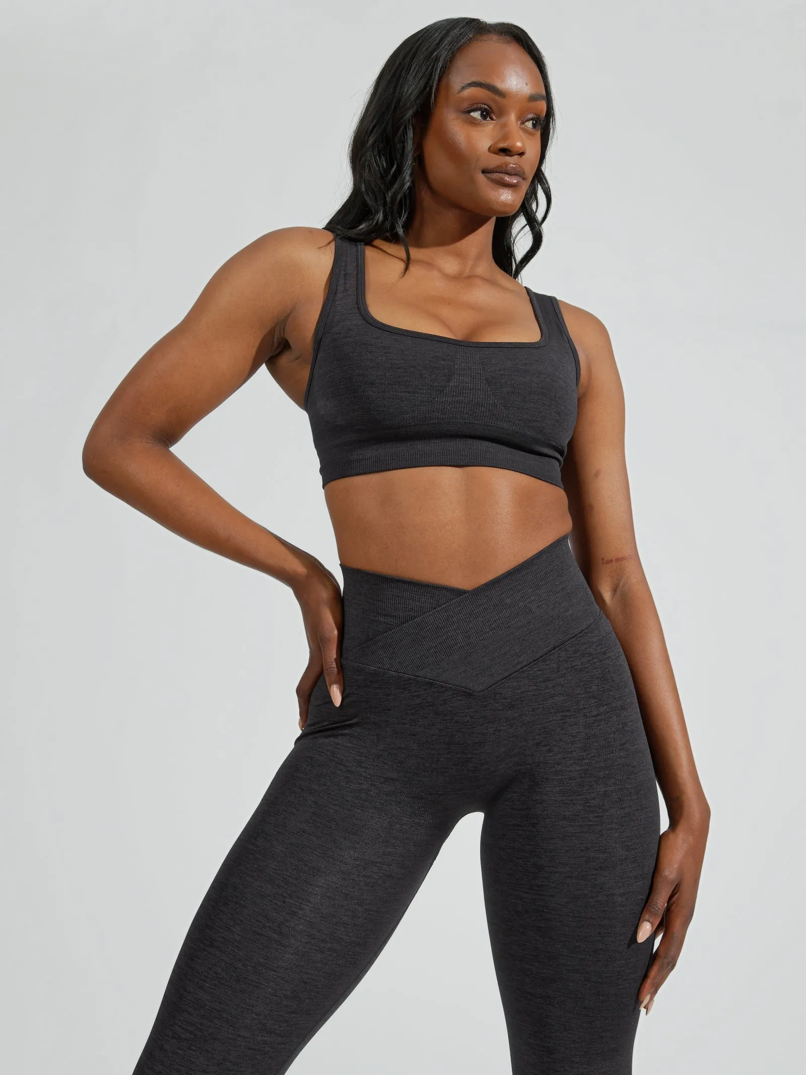 Snatched Seamless Legging - Charcoal