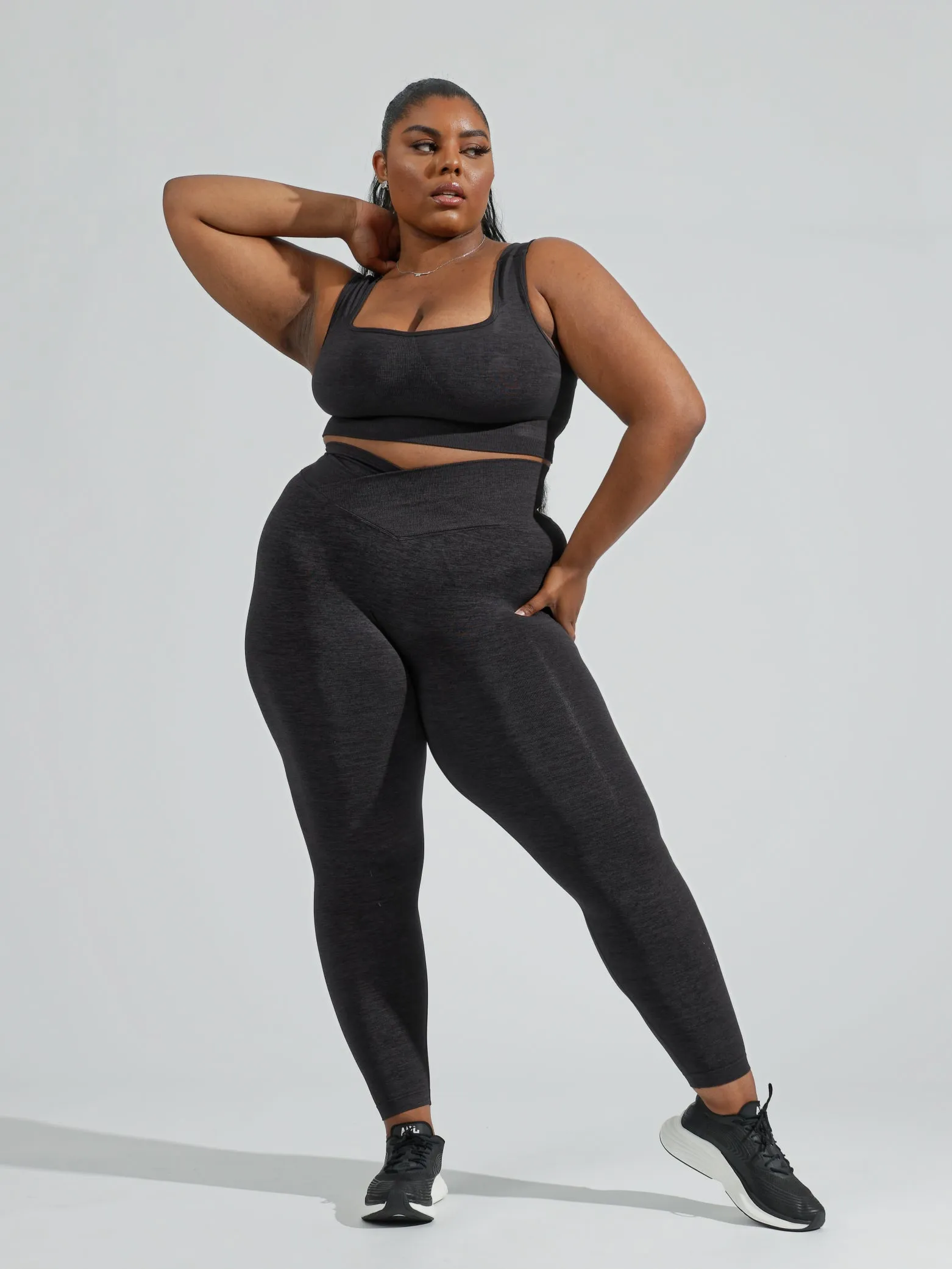 Snatched Seamless Legging - Charcoal