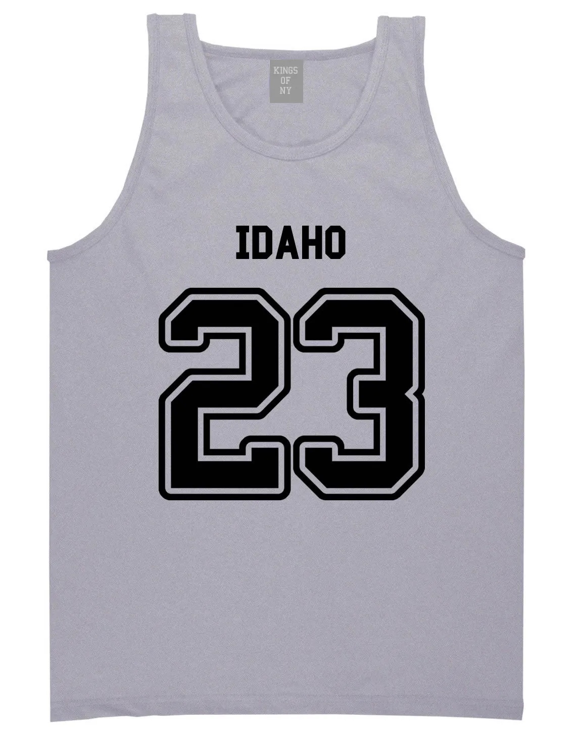 Sport Style Idaho 23 Team State Jersey Mens Tank Top