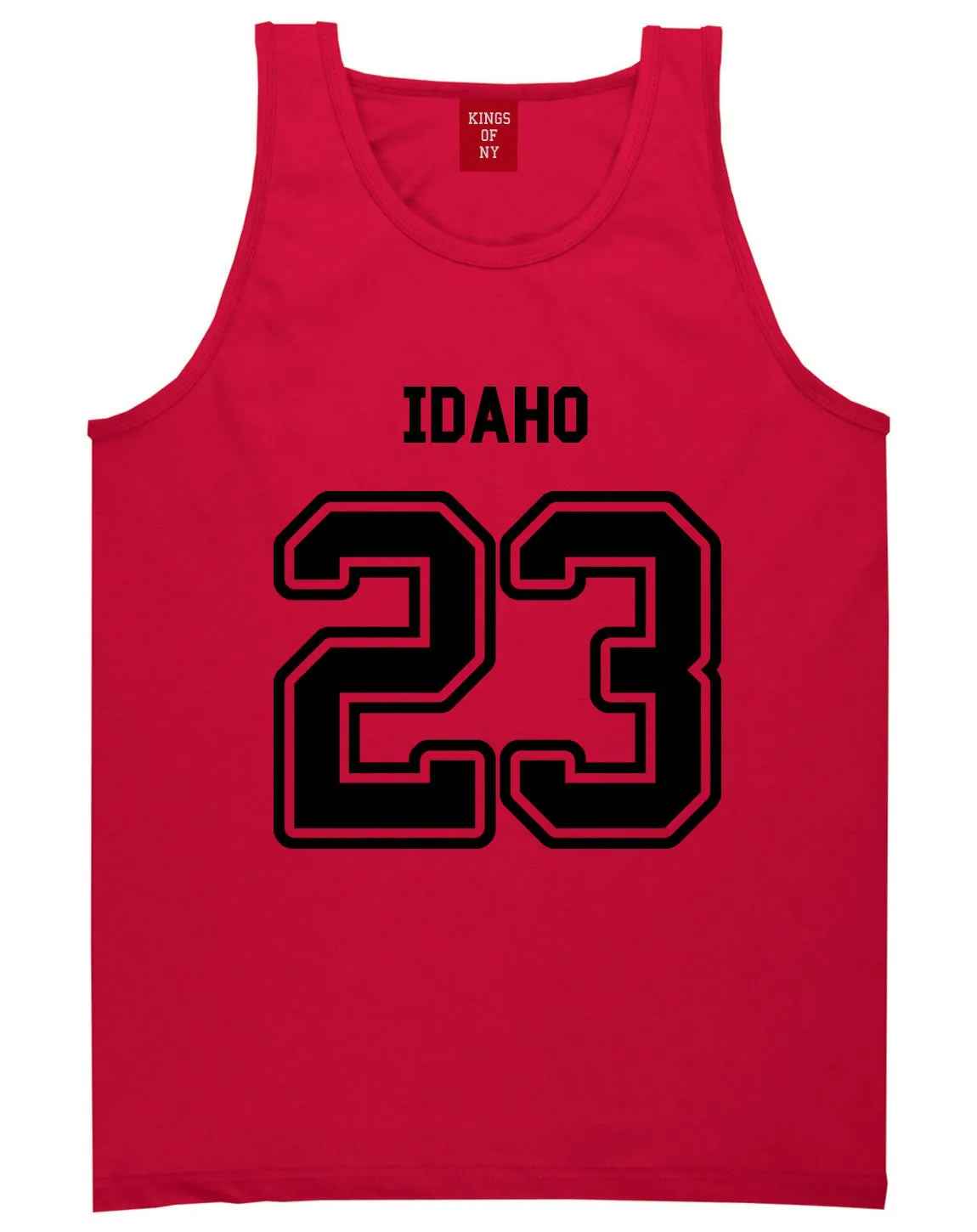 Sport Style Idaho 23 Team State Jersey Mens Tank Top