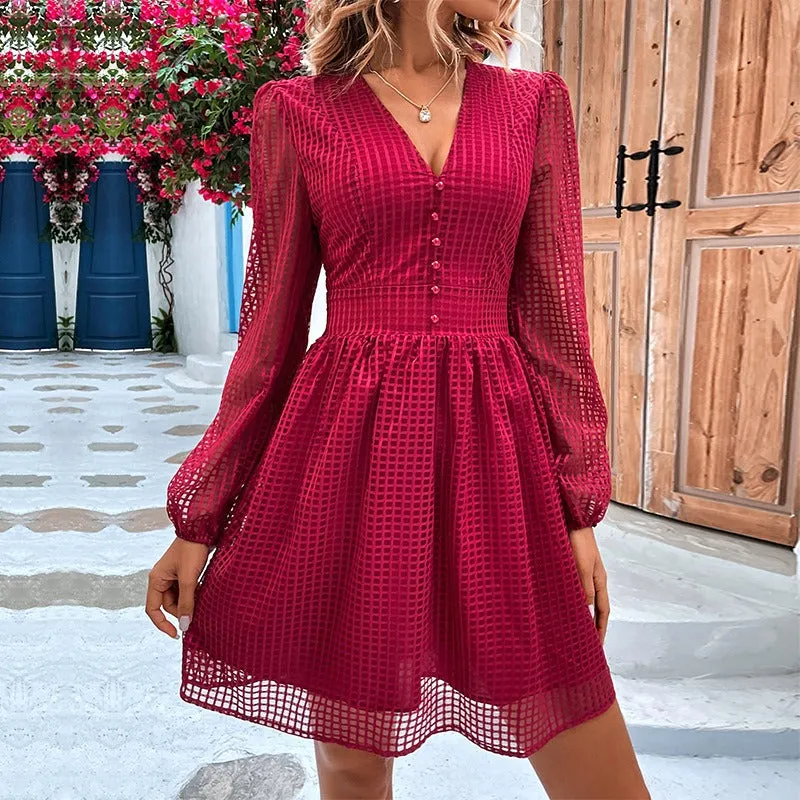 Spring And Summer Fashion New Women Temperament Slim In The Skirt Hot Girl Sexy Dress