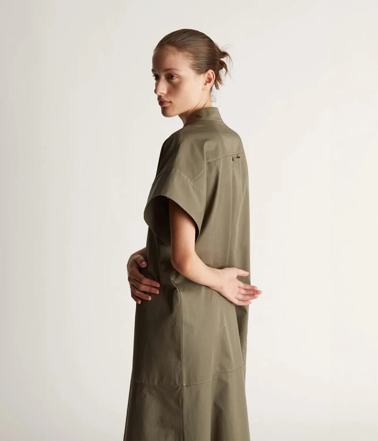 STANLEY MAXI DRESS- KHAKI