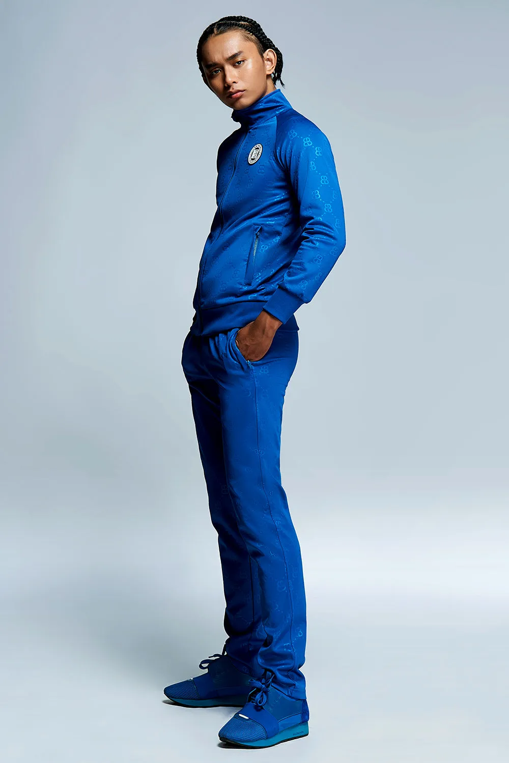 THE MONOGRAM TRACK JACKET- ROYAL