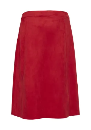 Tomira Midi Skirt - Scarlet Sage