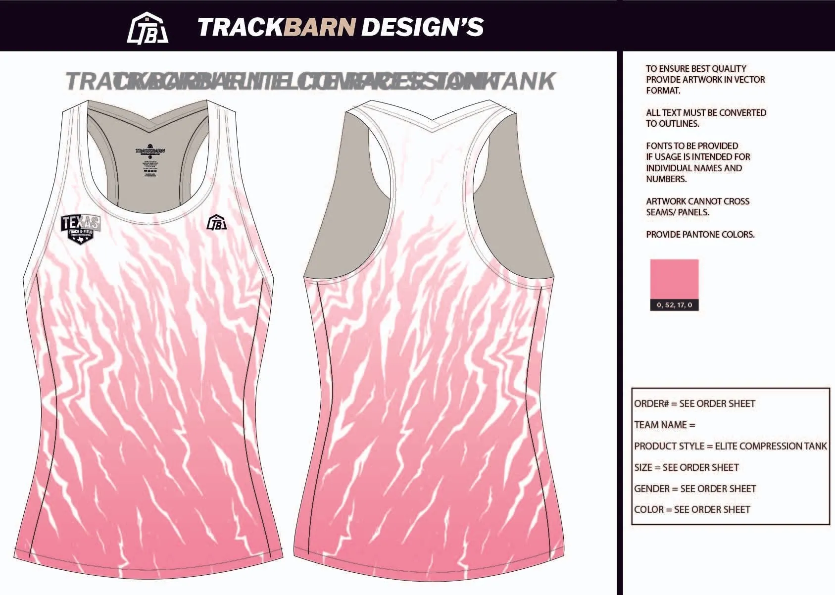 TTFCA-- Womens Compression Tank