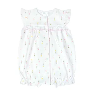 Tulip Flowers printed Romper | Baby Girl