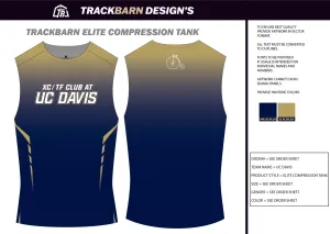 UC-Davis-- Mens Track Compression Tank