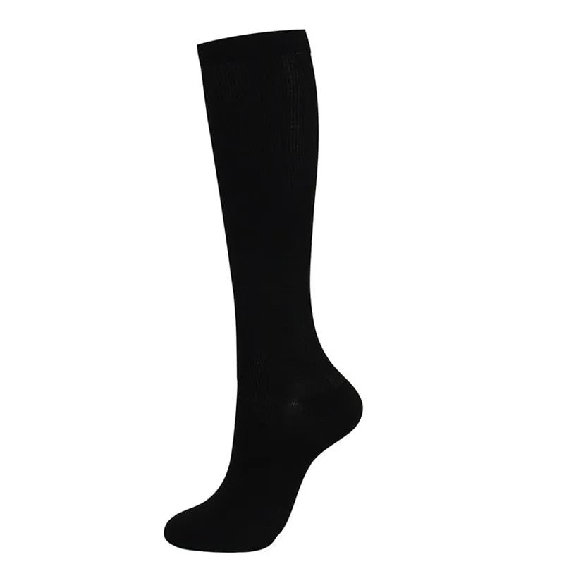 Unisex Professional Compression Socks, Breathable,   Anti Swelling,   Fatigue Pain Relief, High Stockings