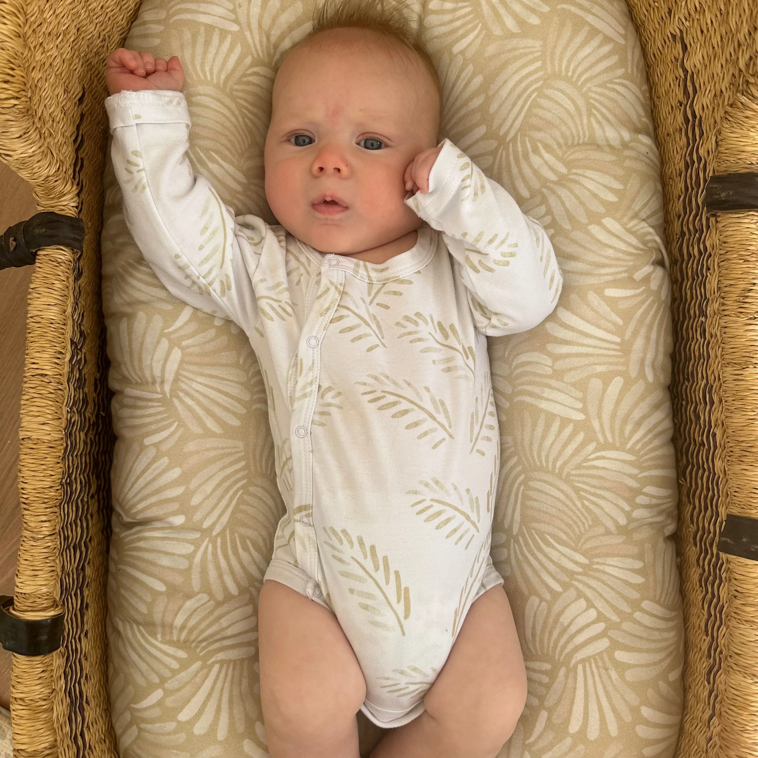 Wrap Bodysuit - Gold Fern